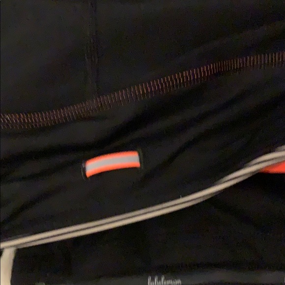 Lululemon skirt skort pleated orange black 8 euc - Picture 5 of 7